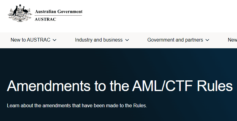 Australia AML/CTF Reform 2026